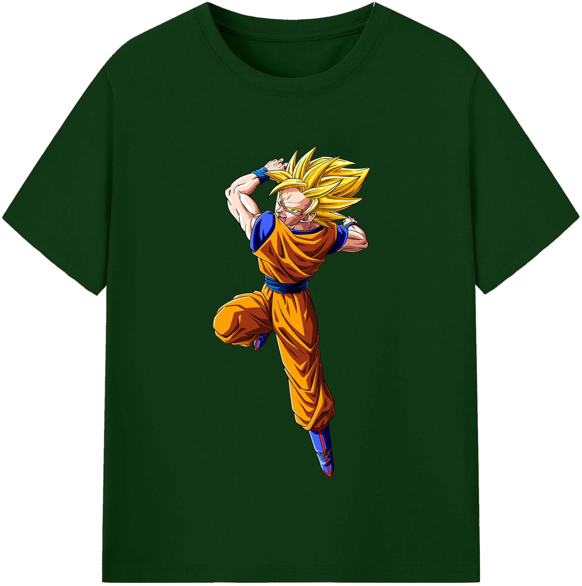 （画像用） ドラゴンボール 孫悟空（そん ごくう）Son Goku カカロット DRAGON BALL Kakarotto 綿100％半袖Tシャツ（フロントプリント）